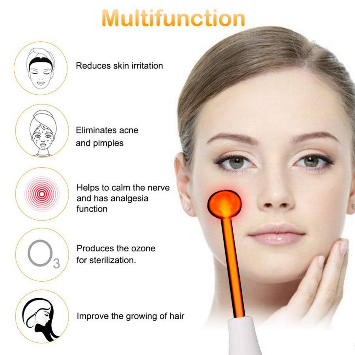 Limpiador Facial Alta Frecuencia Anti Edad