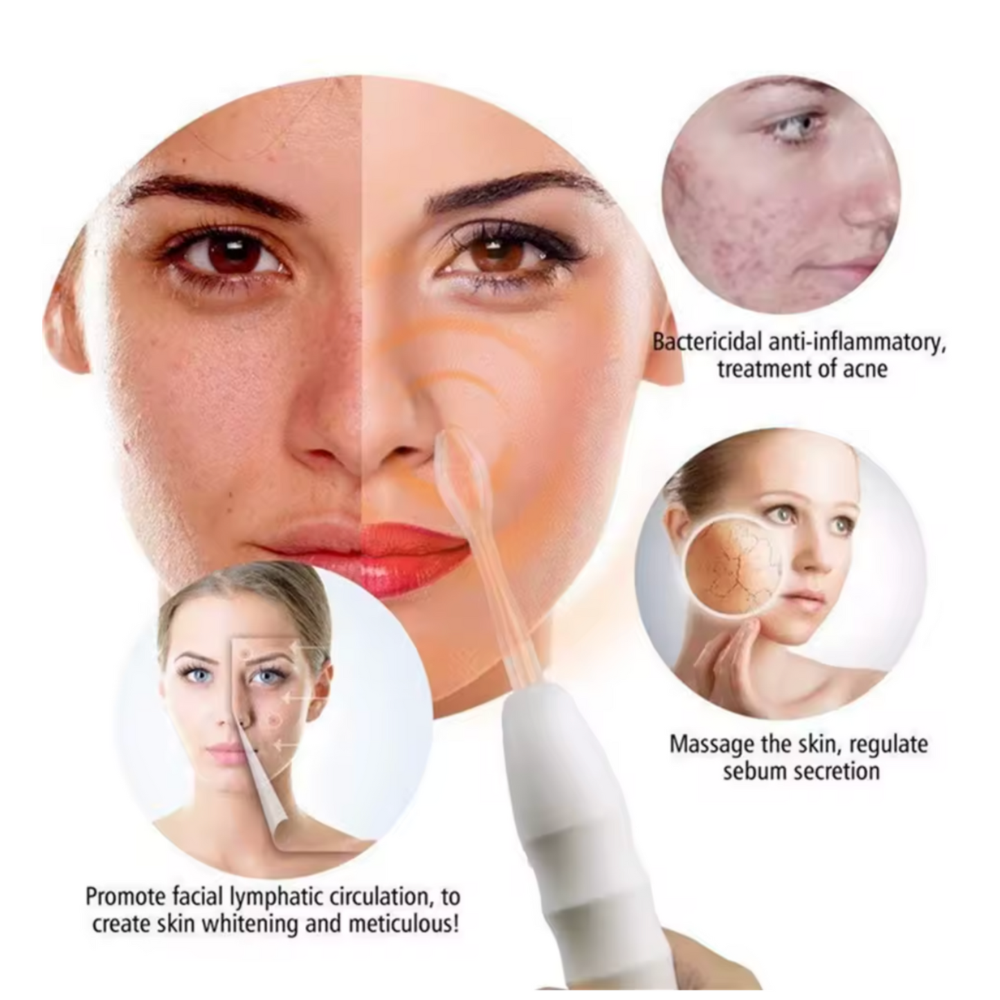 Limpiador Facial Alta Frecuencia Anti Edad