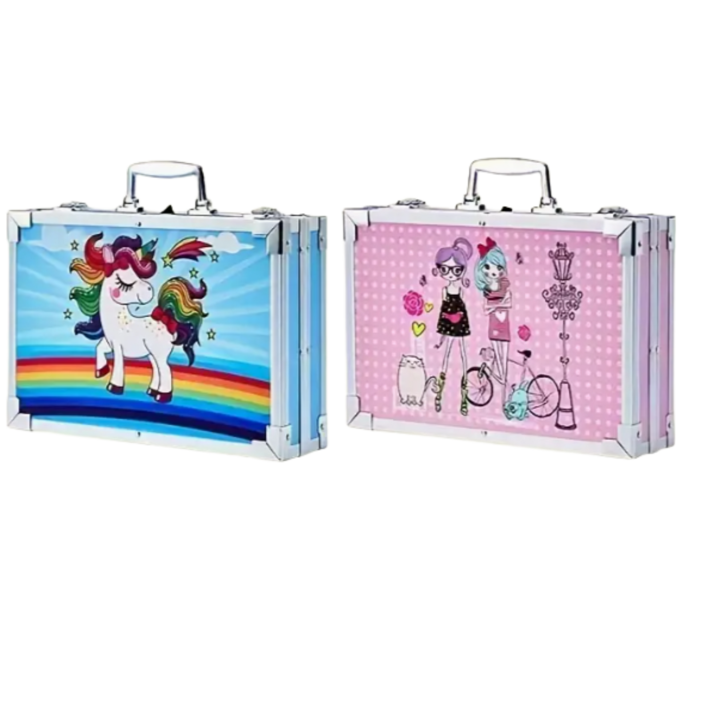 Set Arte Colores Pintura Dibujo Mega Maleta 145 Pcs