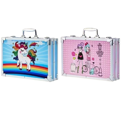 Set Arte Colores Pintura Dibujo Mega Maleta 145 Pcs