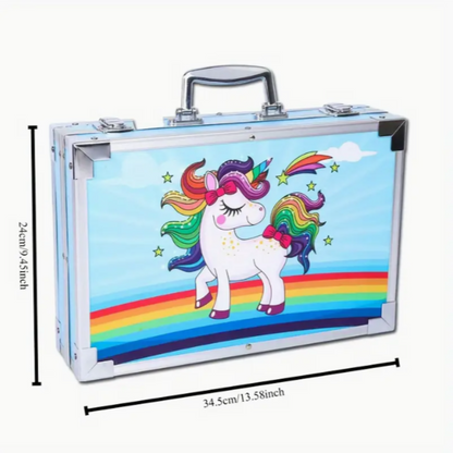 Set Arte Colores Pintura Dibujo Mega Maleta 145 Pcs