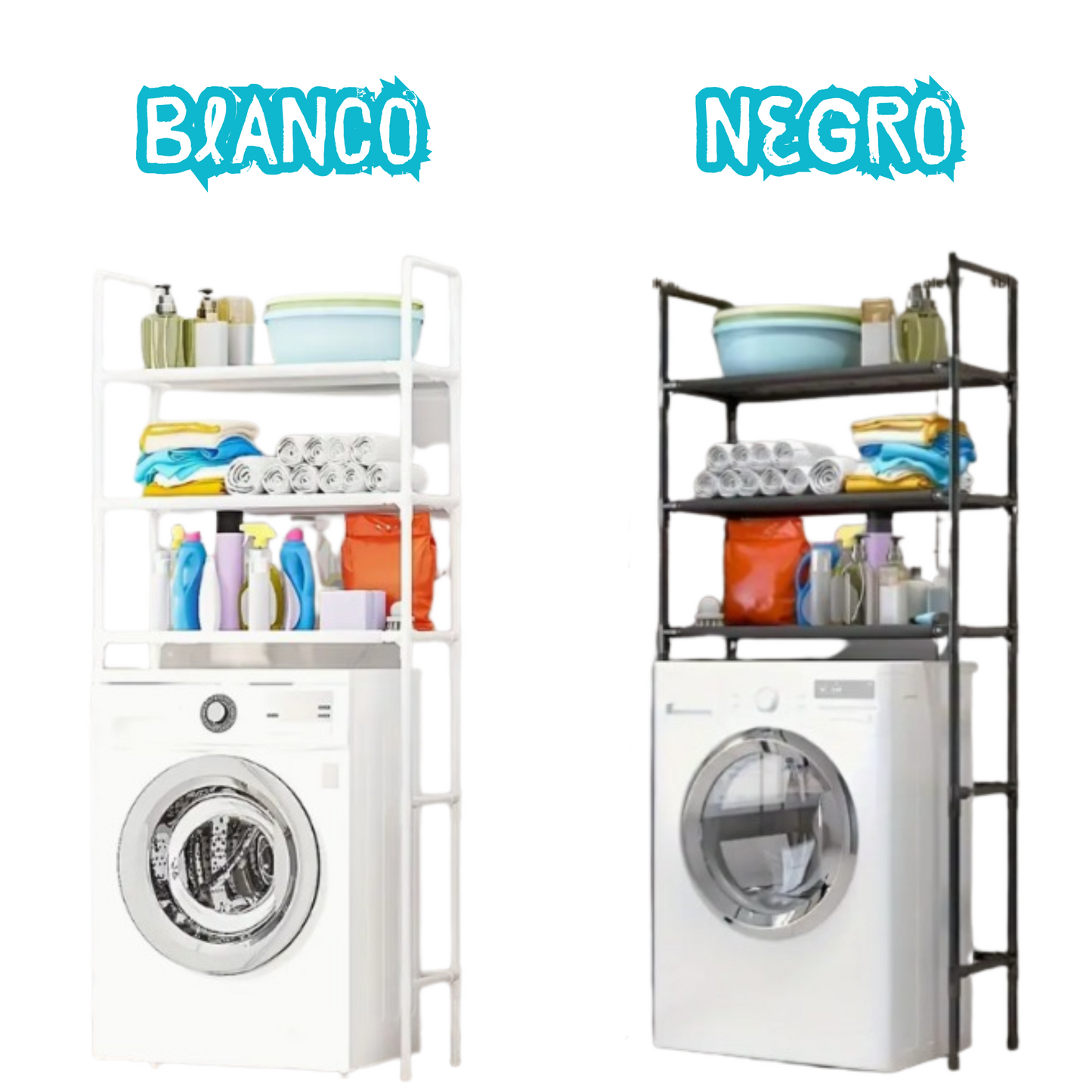 Mueble organizador de lavadora 3 niveles